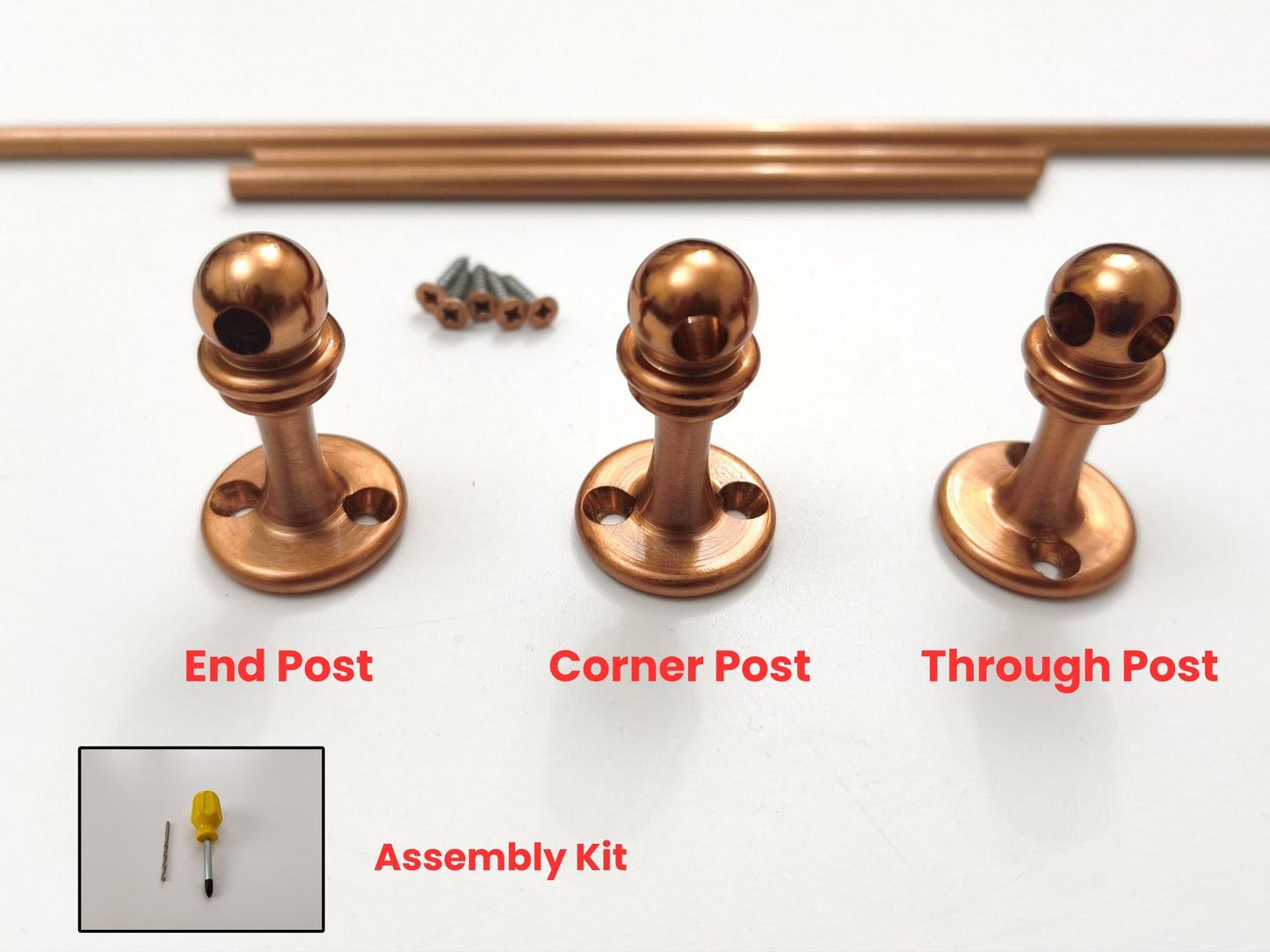 Copper Coated Brass Gallery Rail | Copper Gallery Rail