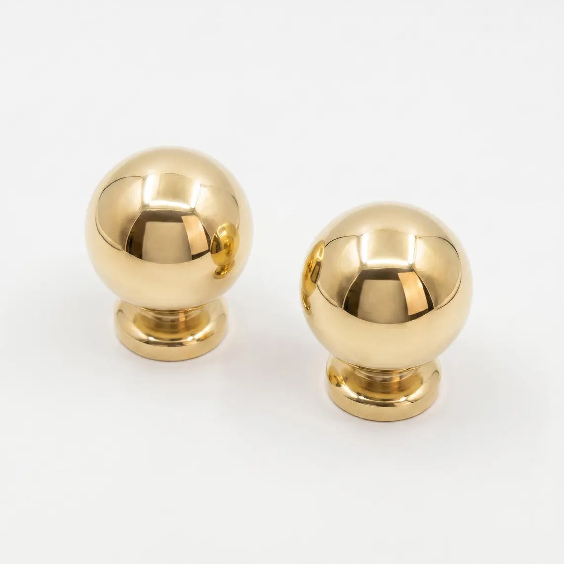 Solid Brass Round Cabinet & Drawer Knob – solid brass cabinet hardware, Mooy Brass – view 9