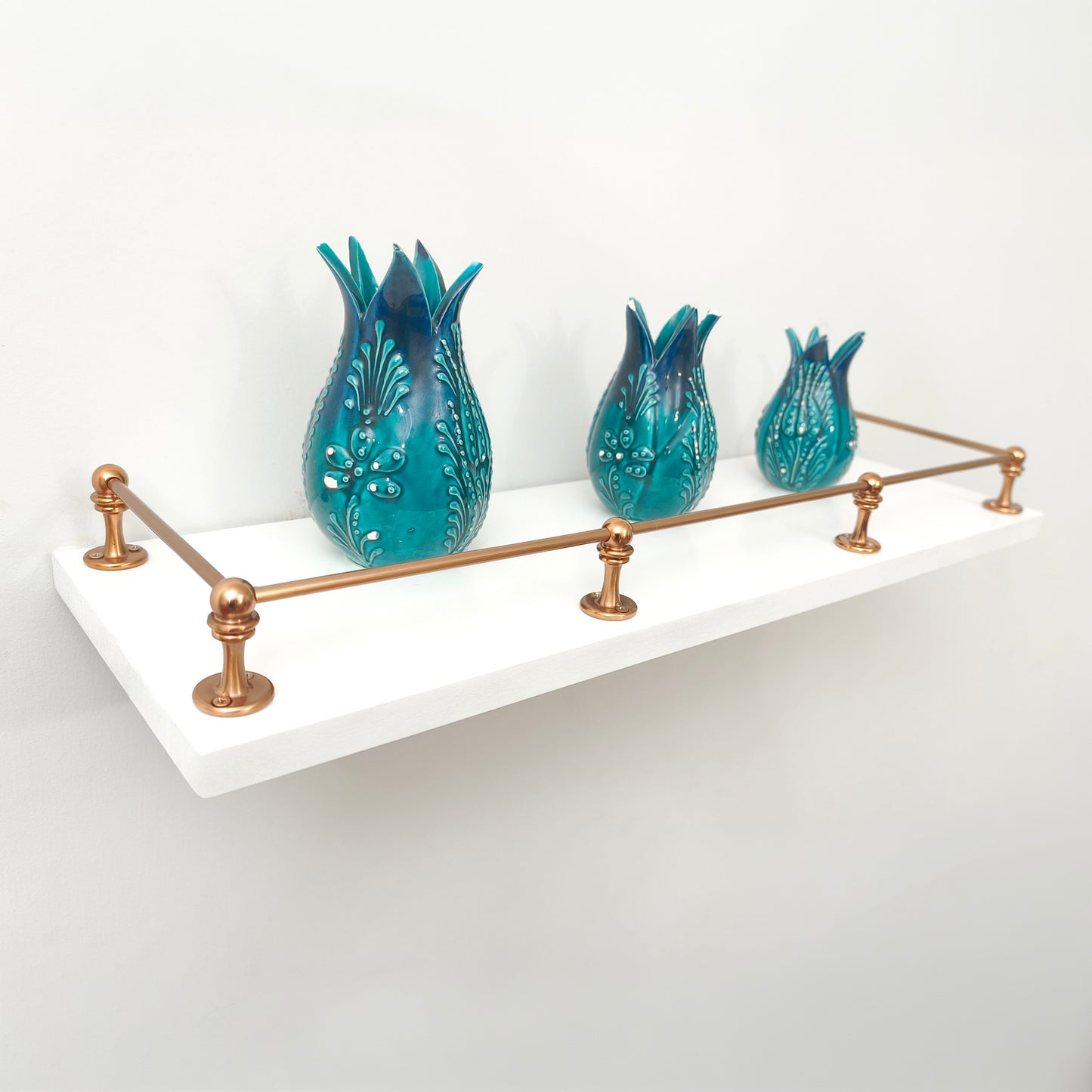Copper Coated Brass Gallery Rail | Copper Gallery Rail