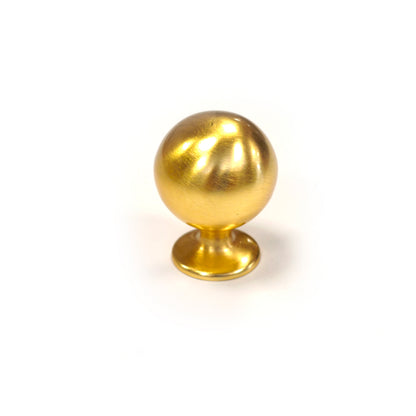 Solid Brass Round Knobs | Kitchen Cabinet Knobs