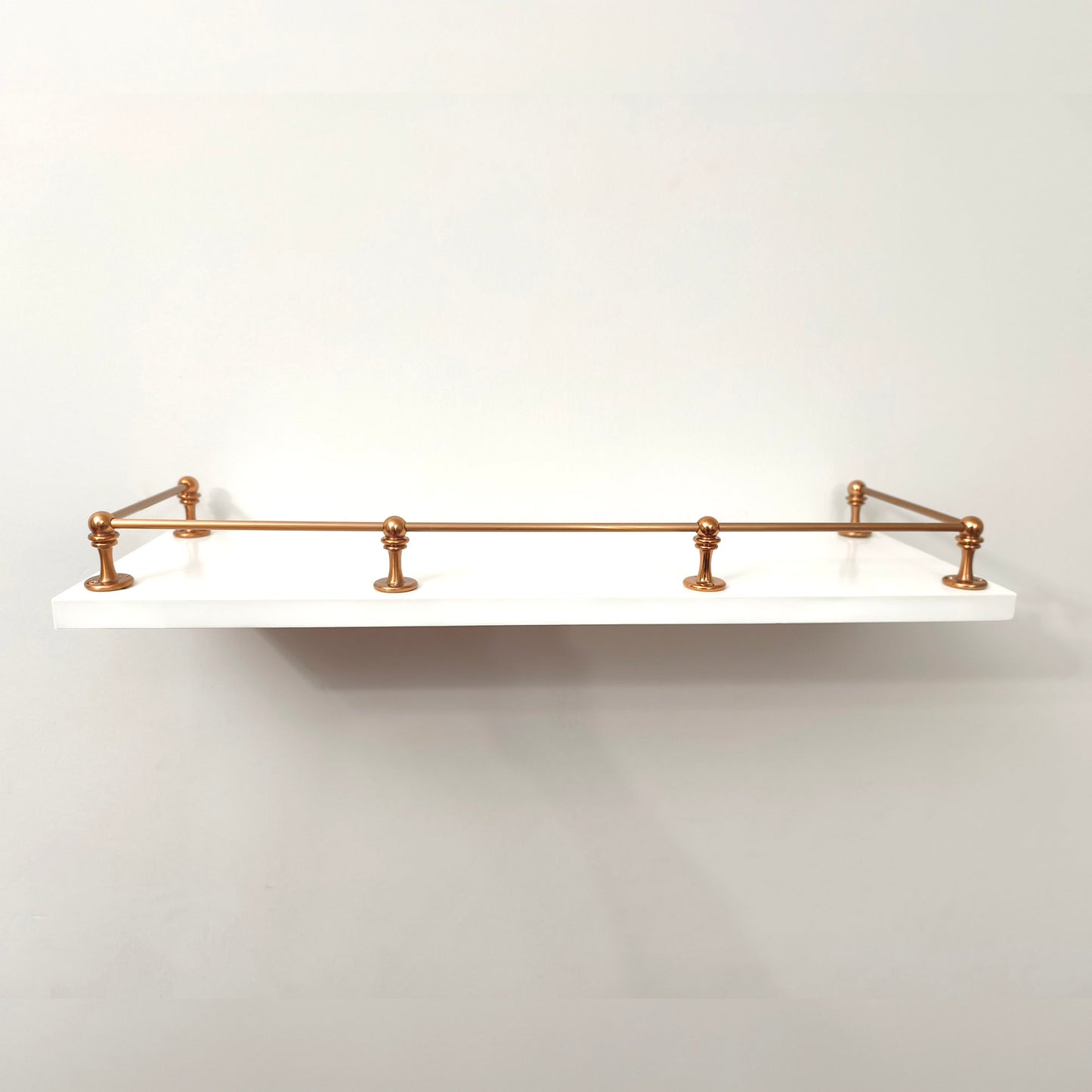 Copper Coated Brass Gallery Rail | Copper Gallery Rail