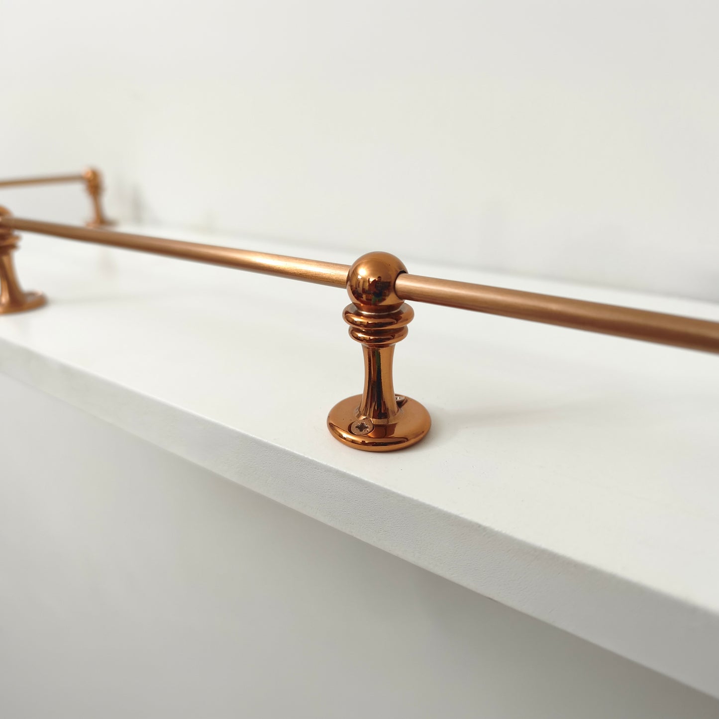 Copper Coated Brass Gallery Rail | Copper Gallery Rail