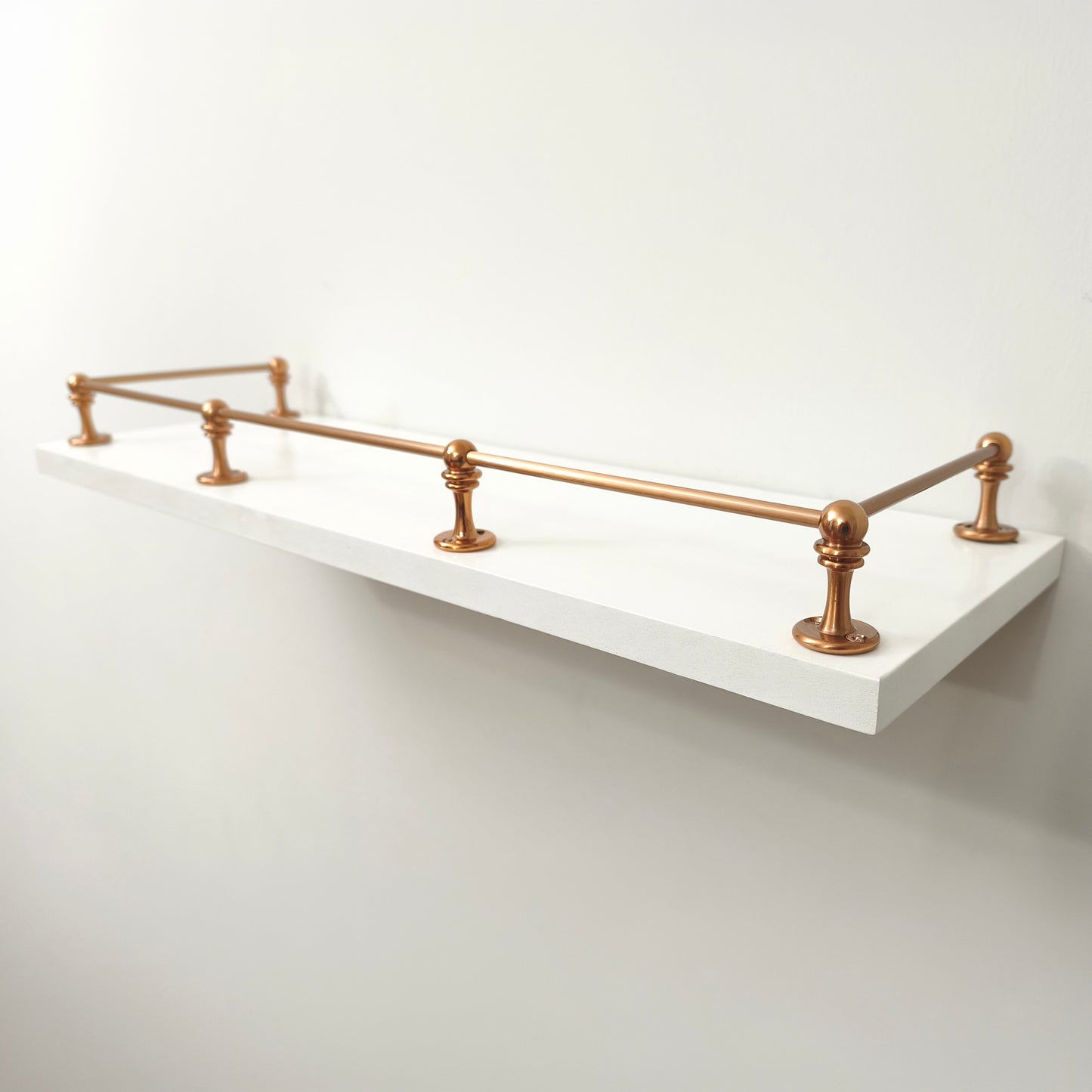 Copper Coated Brass Gallery Rail | Copper Gallery Rail