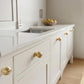 Solid Brass Round Cabinet, Drawer Knob