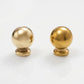 Solid Brass Round Cabinet, Drawer Knob