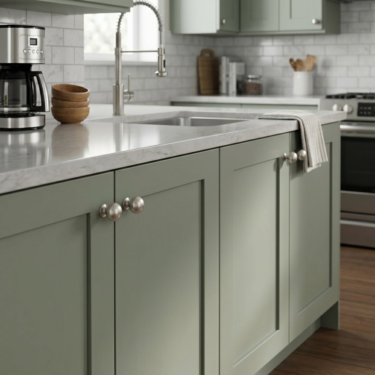 Solid Brass Round Knobs | Kitchen Cabinet Knobs